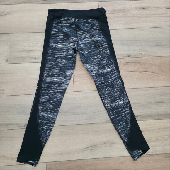 Under Armour Cold Gear Active Black/White Tights Compression Women Sz M - Picture 2 of 6